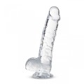 NATURALLY YOURS  6" CRYSTALLINE DILDO  DIAMOND