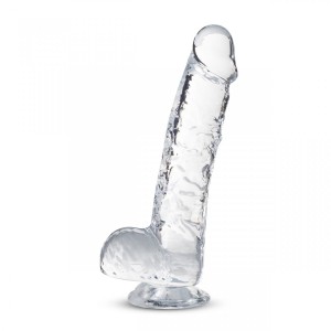 NATURALLY YOURS  6" CRYSTALLINE DILDO  DIAMOND