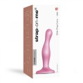 DILDO PLUG CURVY METALLIC SUGAR PINK- S