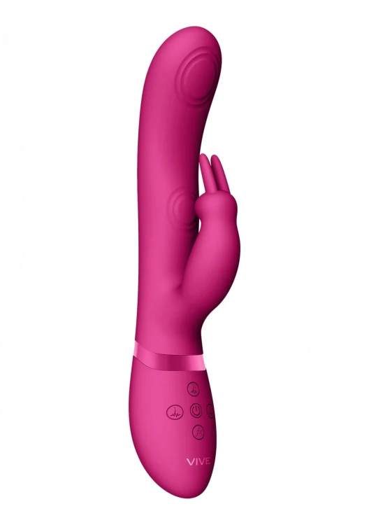 May - Pulse-Wave &amp; C-spot &amp; G-Spot Rabbit - Pink
