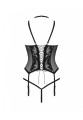 Bielizna-Alessya gorset czarny  XS/S
