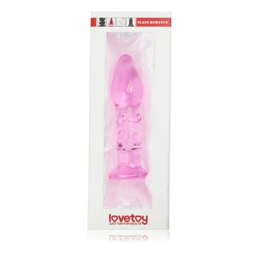 5.5"" Glass Romance Pink