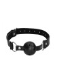 Breathable Ball Gag - With Bonded Leather Straps