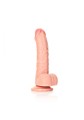 Curved Realistic Dildo  Balls  Suction Cup - 6""""/ 15,5 cm