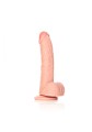 Curved Realistic Dildo  Balls  Suction Cup - 8""""/ 20,5 cm