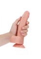 Curved Realistic Dildo  Balls  Suction Cup - 8""""/ 20,5 cm