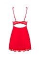 Bielizna-Luvae babydoll i stringi czerwona  S/M