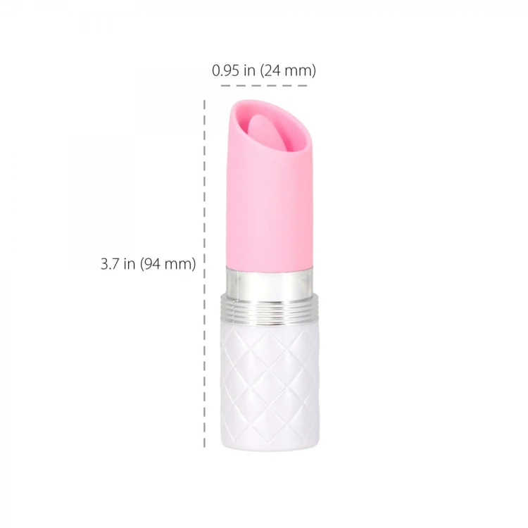Pillow Talk - Lusty Luxurious Flickering Massager Pink