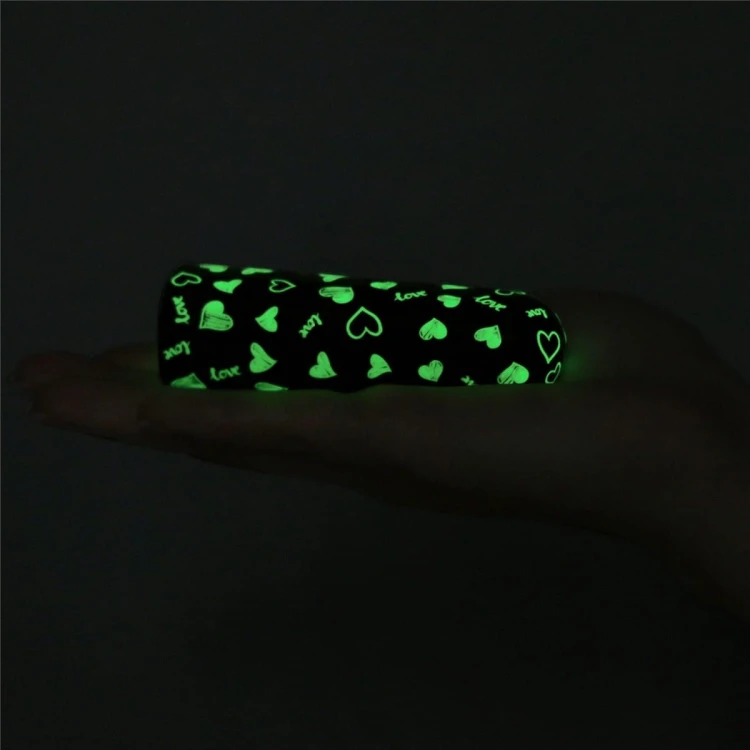 Rechargeable Glow-in-the-dark Heart Massager