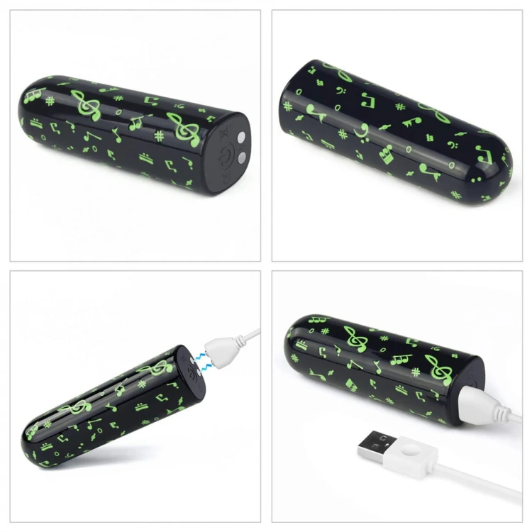 Rechargeable Glow-in-the-dark Music Massager