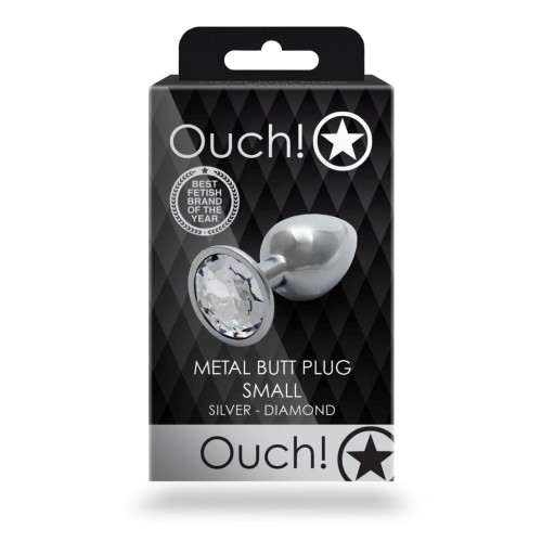 Round Gem Butt Plug - Small