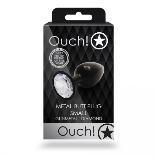 Round Gem Butt Plug - Small
