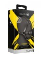 Head Harness with Solid Ball Gag - Black