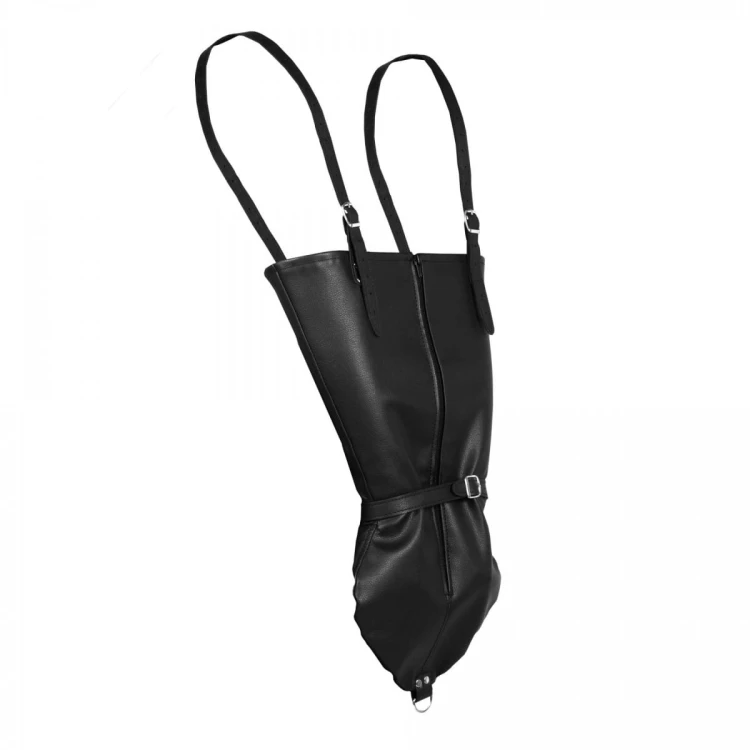 Zip-up Full Sleeve Arm Restraint - Black
