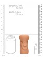 Flight Attendant - Anal Masturbator - Flesh