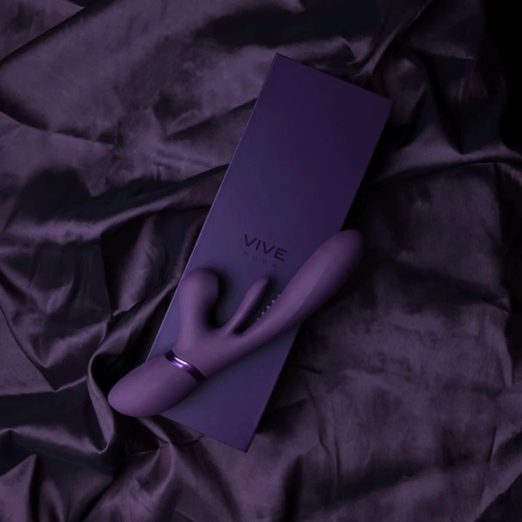 Kura - Thrusting G-Spot Vibrator with Flapping Tongue and Pulse Wave Stimulator