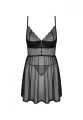 Chemeris babydoll i stringi   XS/S