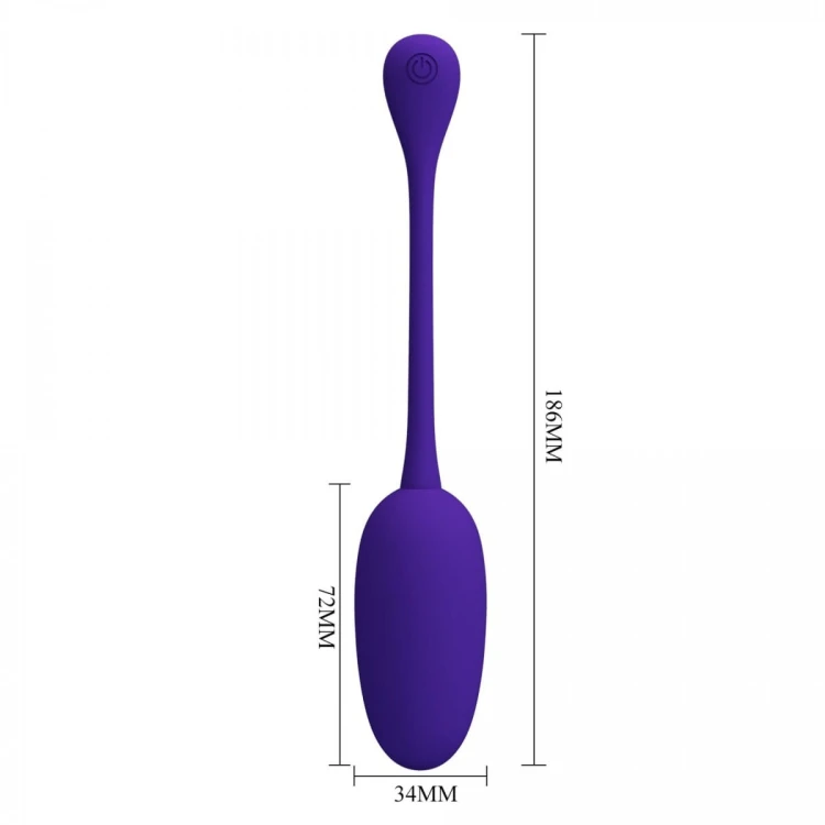 PRETTY LOVE - KNUCKER Purple, 12 vibration functions Memory function
