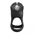 PRETTY LOVE - VIBRANT PENIS RING SILAS Black, 7 vibration functions
