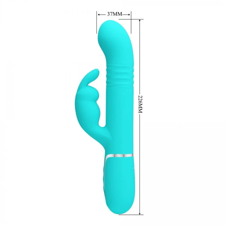 PRETTY LOVE - Coale Twinkled Tenderness, 7 vibration functions 4 rotation functions 4 thrusting settings