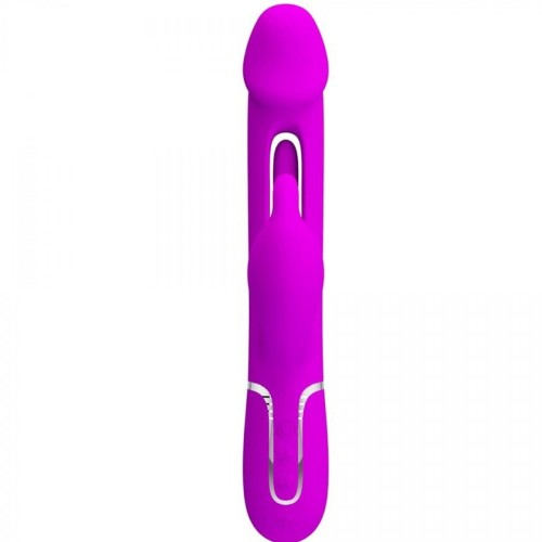 PRETTY LOVE - Kampas Rabbit 3 in 1, multifunction vibrator with tongue violet