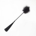 BLACK FEATHER TICKLER &amp; WHIP