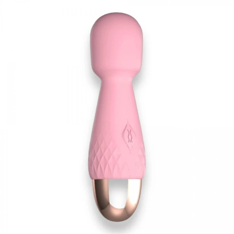 Power Escorts - Mini Wand De Luxe Pink - 11,6 Cm / 4.5 Inch Silicone Wand Massager