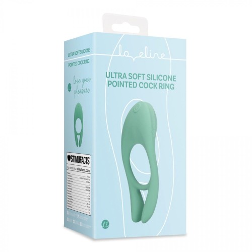Ultra Soft Silicone Pointed Cock Ring