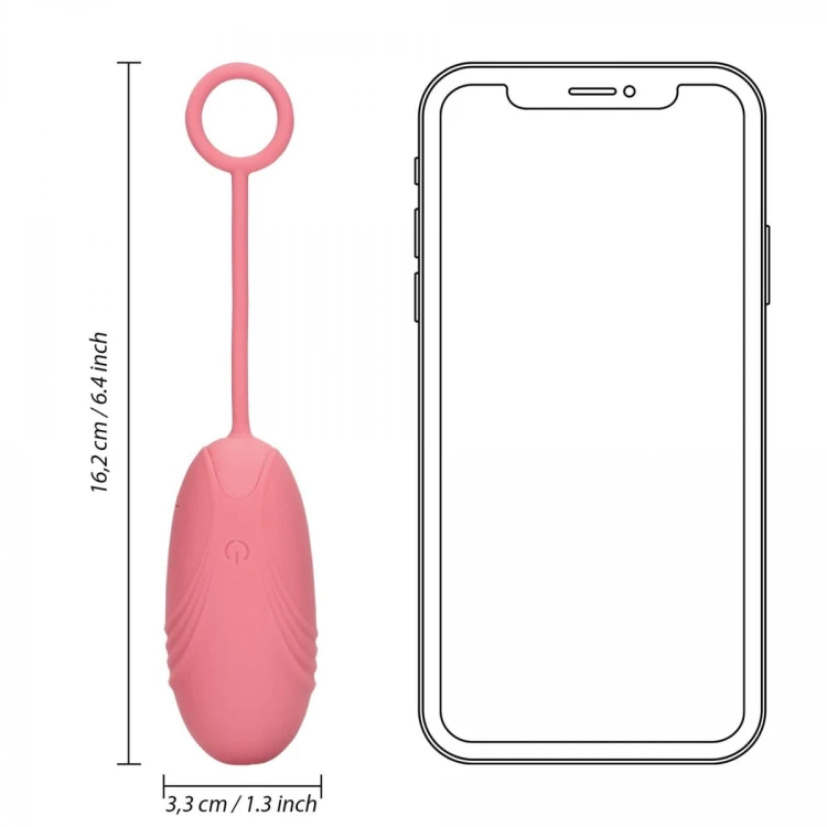 Ultra Soft Silicone Egg Vibrator with Remote Control