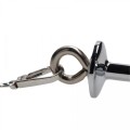 Hearts Paddle with Metal Anal Plug
