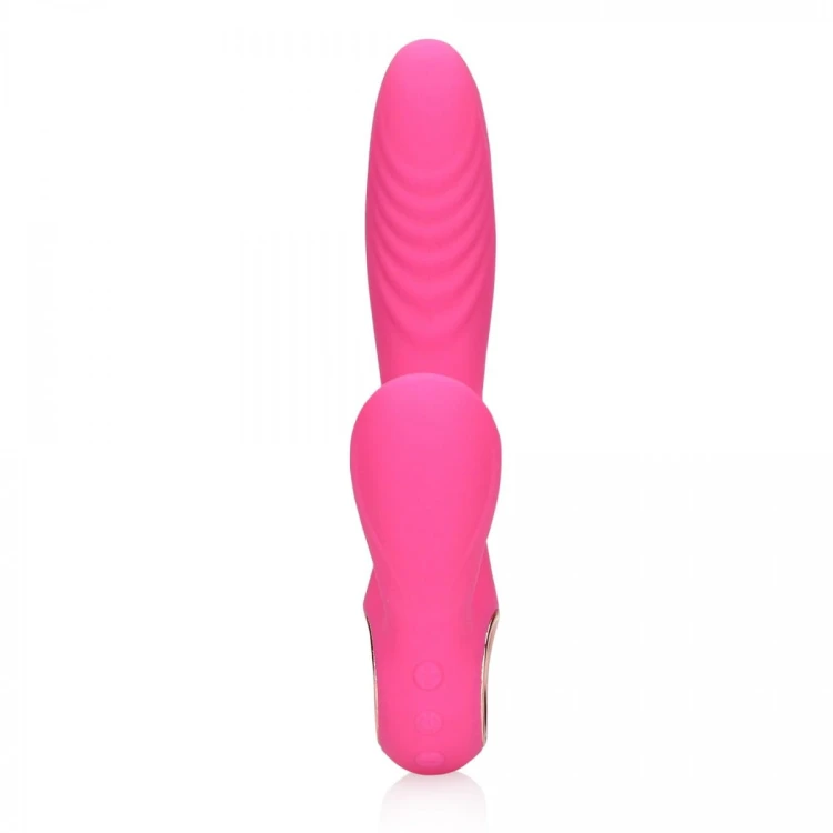 Tongue Flickering and Heating Rabbit Vibrator