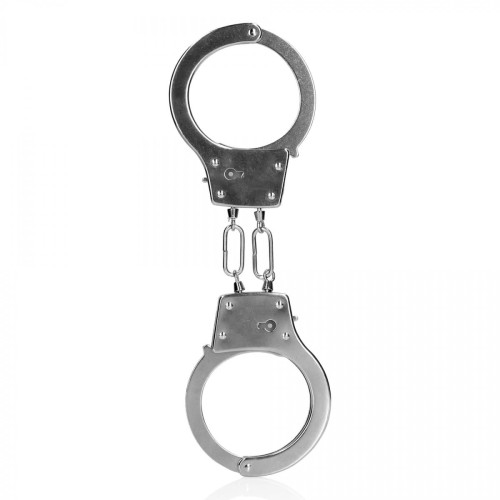 Metal Hand Cuffs - Silver