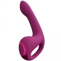 Riko - Rechargeable Triple Action Thumper with Advanced Finger Motion &amp; Pulse Wave Stimulator - Pink