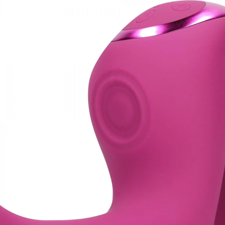 Riko - Rechargeable Triple Action Thumper with Advanced Finger Motion &amp; Pulse Wave Stimulator - Pink