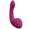 Riko - Rechargeable Triple Action Thumper with Advanced Finger Motion &amp; Pulse Wave Stimulator - Pink