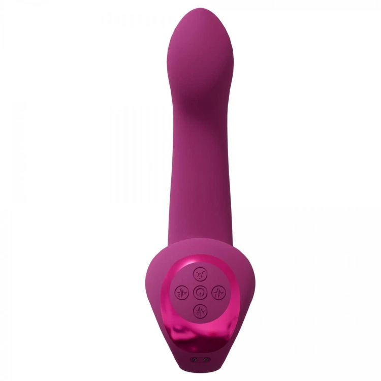 Riko - Rechargeable Triple Action Thumper with Advanced Finger Motion &amp; Pulse Wave Stimulator - Pink