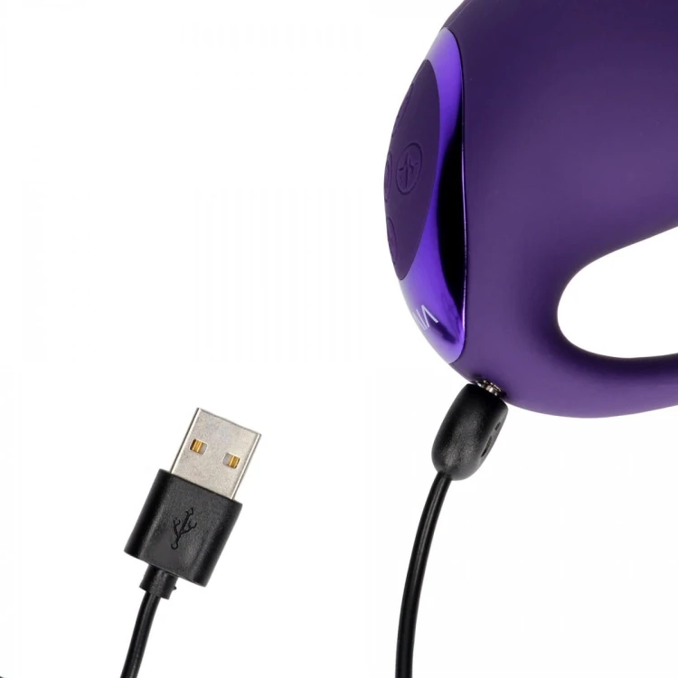 Riko - Rechargeable Triple Action Vibrator with Advanced Finger Motion &amp; Pulse Wave Stimulator – Purple