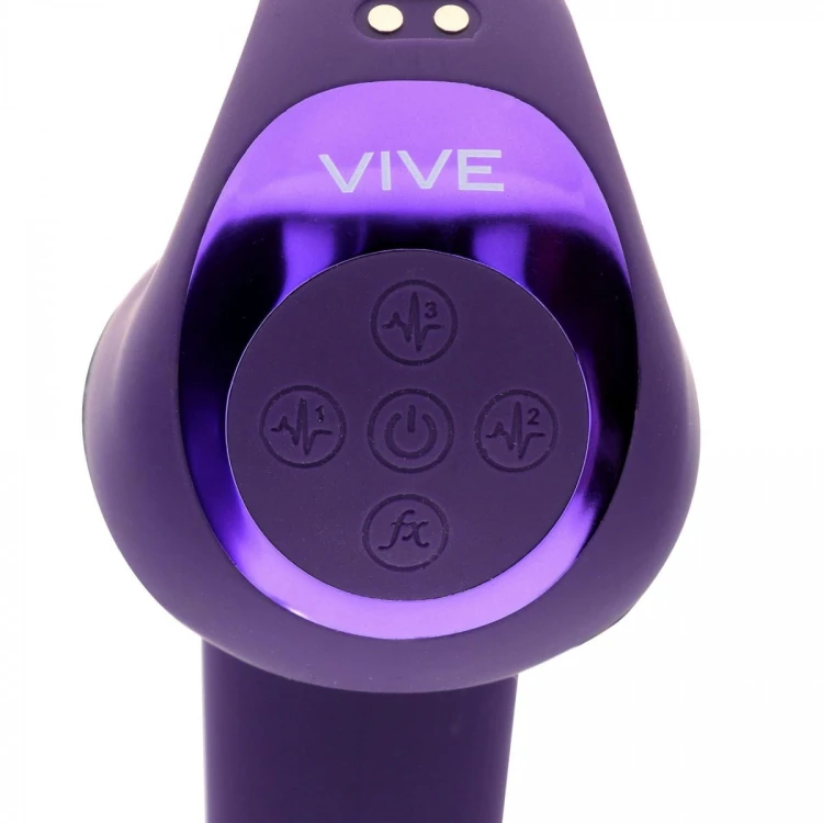 Riko - Rechargeable Triple Action Vibrator with Advanced Finger Motion &amp; Pulse Wave Stimulator – Purple