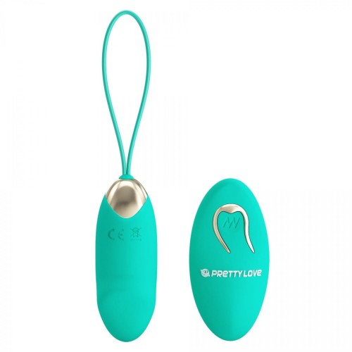 PRETTY LOVE - JULIA Dream chaser 2, Green, Wireless remote control 12 vibration functions
