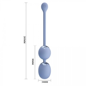 PRETTY LOVE - WILLIE Dream chaser 6, Blue, Wireless remote control 12 vibration functions Memory function