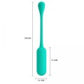 PRETTY LOVE - LECHIES  Dream chaser 5, Green, Wireless remote control 12 vibration functions Memory function