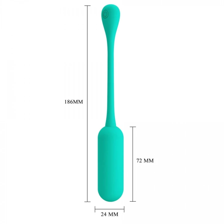 PRETTY LOVE - LECHIES  Dream chaser 5, Green, Wireless remote control 12 vibration functions Memory function