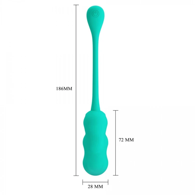 PRETTY LOVE - LESHY Dream Chaser 4, Green, 12 vibration functions Wireless remote control