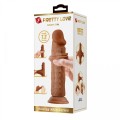 PRETTY LOVE - QUENTIN 7.2"(184mm)  Sliding Skin Series TPR, Suction base Bendable