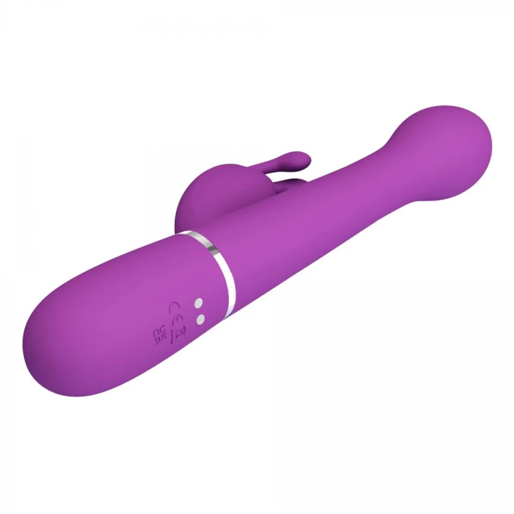 PRETTY LOVE - Dejon Purple, 7 vibration functions 4 thrusting settings 4 rotation functions