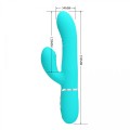 PRETTY LOVE - Mariana light blue, 7 vibration functions, 7 thrusting settings, 4 rolling functions, 4 nodding functions