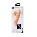 ROMANCE - Penis sleeve,  TPE material,vibration, battery LR41*3, Flesh