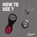 Teazers Cock &amp; Ball Ring Prostate Vibrator with Remote Control