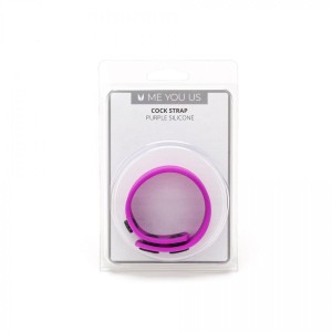 Me You Us Purple Silicone Cock Strap
