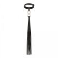 Rosy Gold - Collar with Flogger - Black